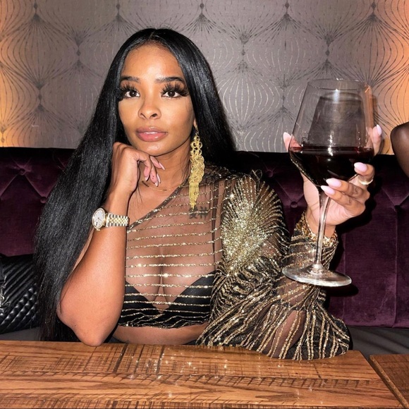 Custom made sequence crop top with Balloon Sleeves - Picture 1 of 2